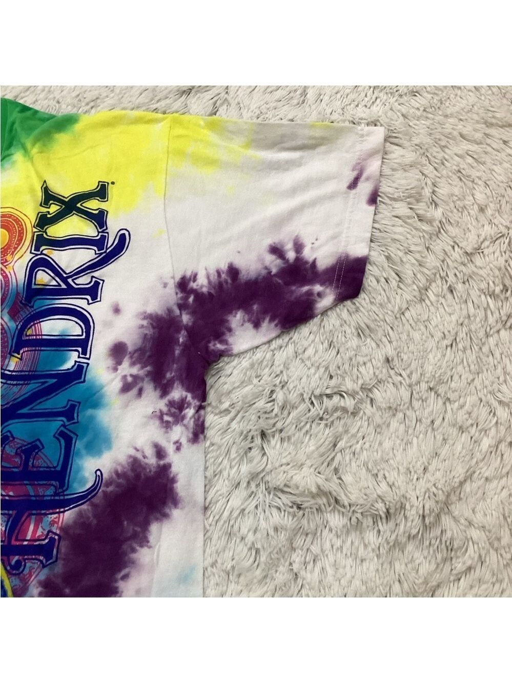Liquid Blue tie die Jimmi Hendrix short sleeve tee shirt Men’s XL - Picture 10 of 11